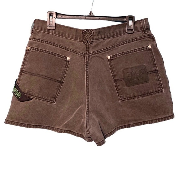 Boss Juniors Dark Gray Jean Shorts - Size 17 / 18 - Picture 3 of 12